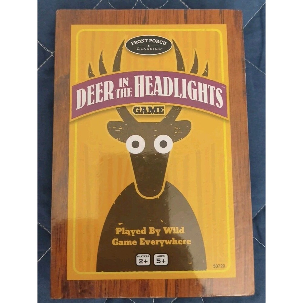 Deer in the Headlights Game Front Porch Classics Card Dice Game New & Sealed.